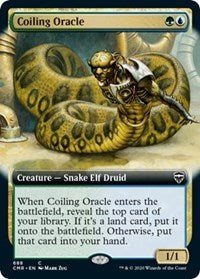 Coiling Oracle (Extended Art) [Commander Legends] | North Game Den