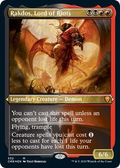 Rakdos, Lord of Riots (Foil Etched) [Commander Legends] | North Game Den