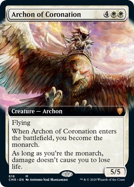 Archon of Coronation (Extended Art) [Commander Legends] | North Game Den