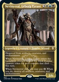 Nevinyrral, Urborg Tyrant (Foil Etched) [Commander Legends] | North Game Den