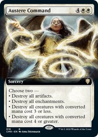 Austere Command (Extended Art) [Commander Legends] | North Game Den