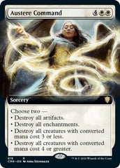 Austere Command (Extended Art) [Commander Legends] | North Game Den