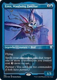 Esior Wardwing Familiar (Foil Etched) [Commander Legends] | North Game Den