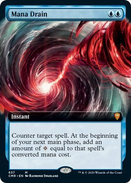 Mana Drain (Extended Art) [Commander Legends] | North Game Den