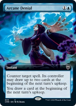 Arcane Denial (Extended Art) [Commander Legends] | North Game Den