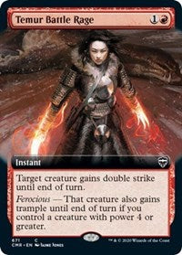 Temur Battle Rage (Extended Art) [Commander Legends] | North Game Den