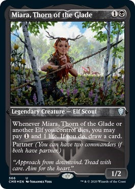 Miara, Thorn of the Glade (Foil Etched) [Commander Legends] | North Game Den