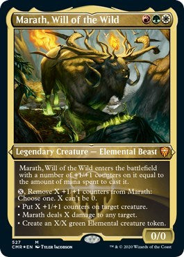 Marath, Will of the Wild (Foil Etched) [Commander Legends] | North Game Den