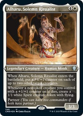 Alharu, Solemn Ritualist (Foil Etched) [Commander Legends] | North Game Den