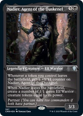 Nadier, Agent of the Duskenel (Foil Etched) [Commander Legends] | North Game Den