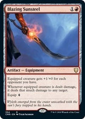 Blazing Sunsteel [Commander Legends] | North Game Den