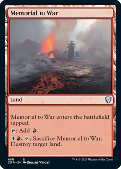 Memorial to War [Commander Legends] | North Game Den