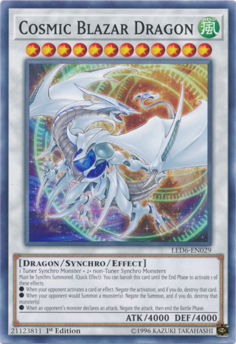 Cosmic Blazar Dragon [LED6-EN029] Common | North Game Den