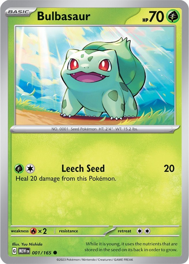 Bulbasaur (001/165) [Scarlet & Violet: 151] | North Game Den