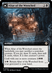 Altar of the Wretched // Wretched Bonemass (Extended Art) [The Lost Caverns of Ixalan Commander] | North Game Den