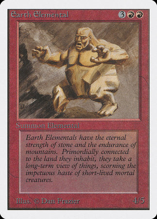 Earth Elemental [Unlimited Edition] | North Game Den