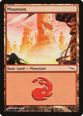 Mountain (302) [Mirrodin] | North Game Den