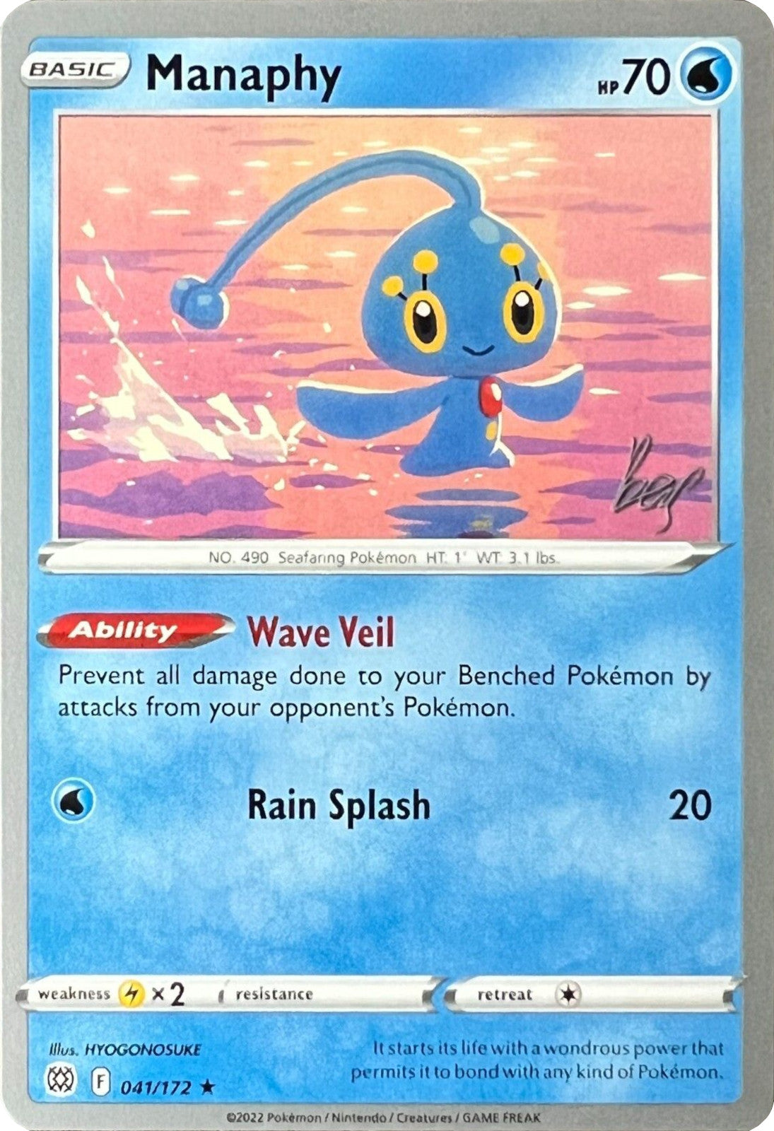 Manaphy (041/172) (Cheryl Again - Sebastian Lashmet) [World Championships 2022] | North Game Den