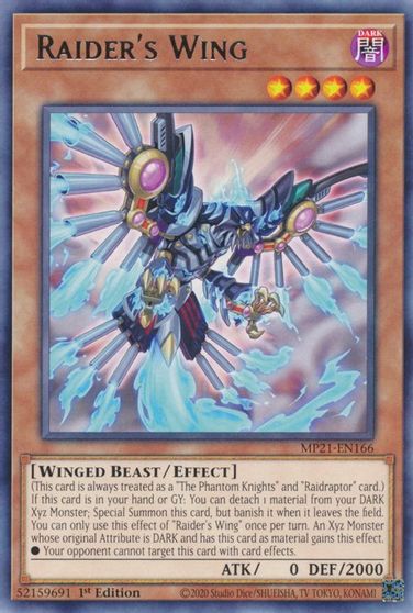 Raider's Wing [MP21-EN166] Rare | North Game Den