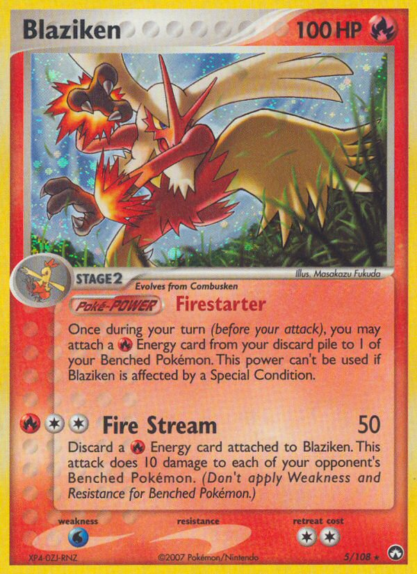 Blaziken (5/108) [EX: Power Keepers] | North Game Den