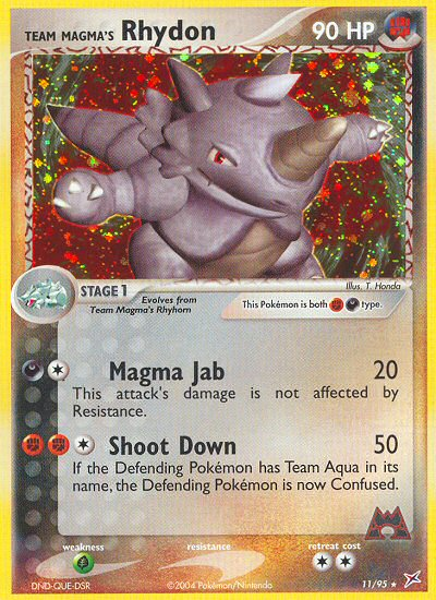 Team Magma's Rhydon (11/95) [EX: Team Magma vs Team Aqua] | North Game Den