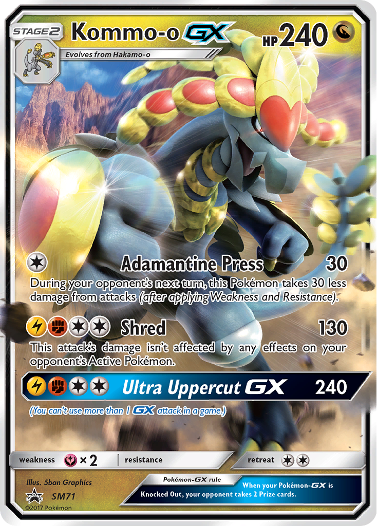 Kommo-o GX (SM71) [Sun & Moon: Black Star Promos] | North Game Den