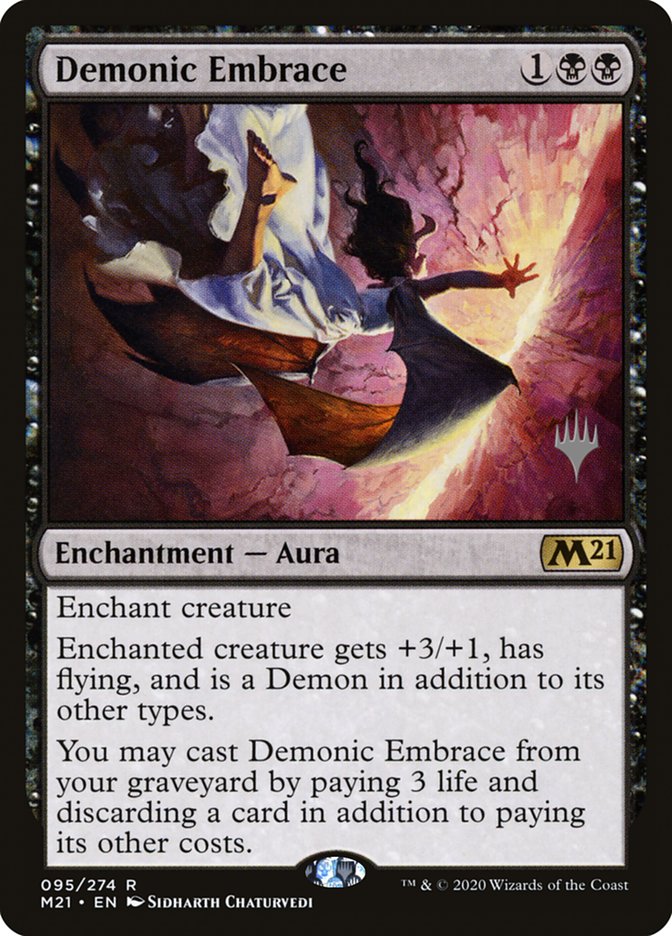 Demonic Embrace (Promo Pack) [Core Set 2021 Promos] | North Game Den