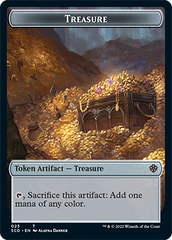 Treasure // Treasure Double-Sided Token [Starter Commander Decks] | North Game Den