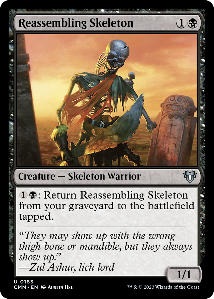 Reassembling Skeleton [Commander Masters] | North Game Den