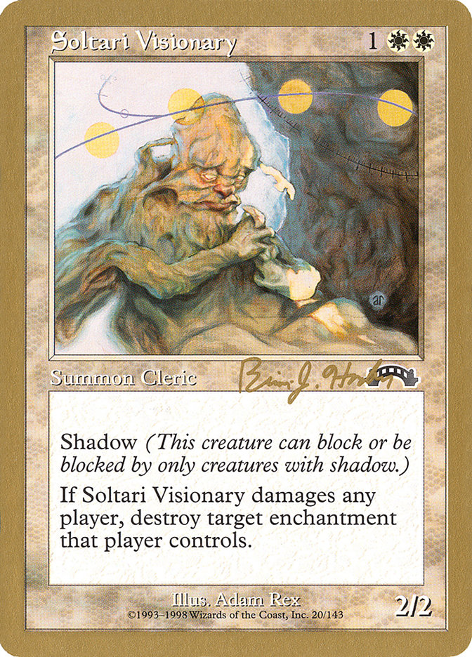 Soltari Visionary (Brian Hacker) [World Championship Decks 1998] | North Game Den