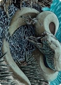 Koma, Cosmos Serpent 2 Art Card [Kaldheim: Art Series] | North Game Den
