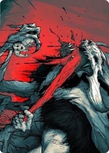 Vorinclex, Monstrous Raider 2 Art Card [Kaldheim: Art Series] | North Game Den
