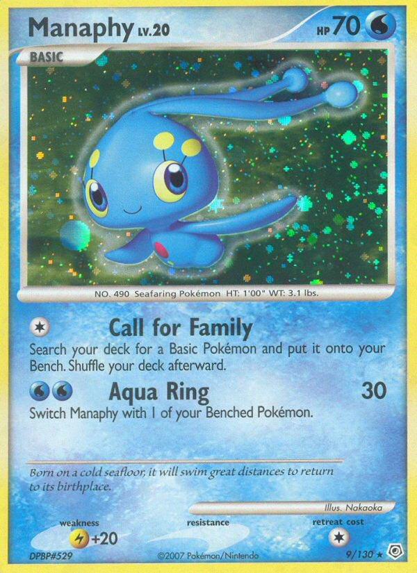 Manaphy (9/130) [Diamond & Pearl: Base Set] | North Game Den