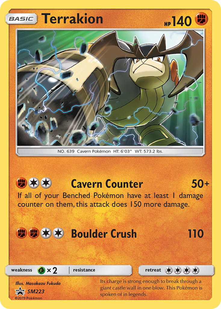 Terrakion (SM223) [Sun & Moon: Black Star Promos] | North Game Den