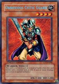 Obnoxious Celtic Guard [CT1-EN006] Secret Rare | North Game Den