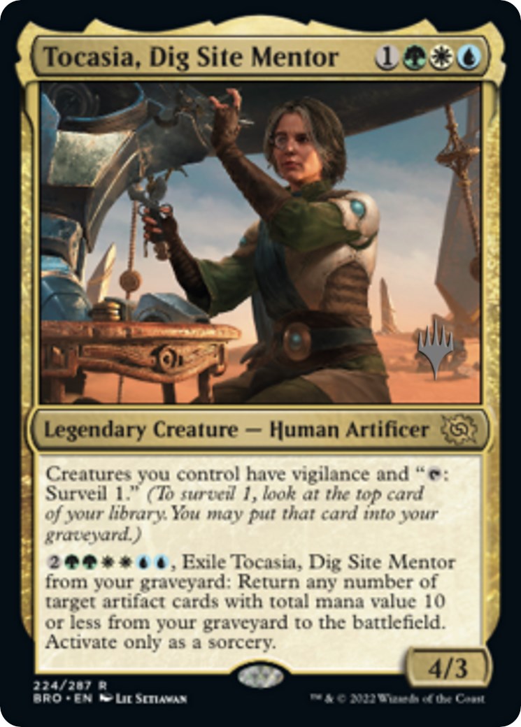 Tocasia, Dig Site Mentor (Promo Pack) [The Brothers' War Promos] | North Game Den