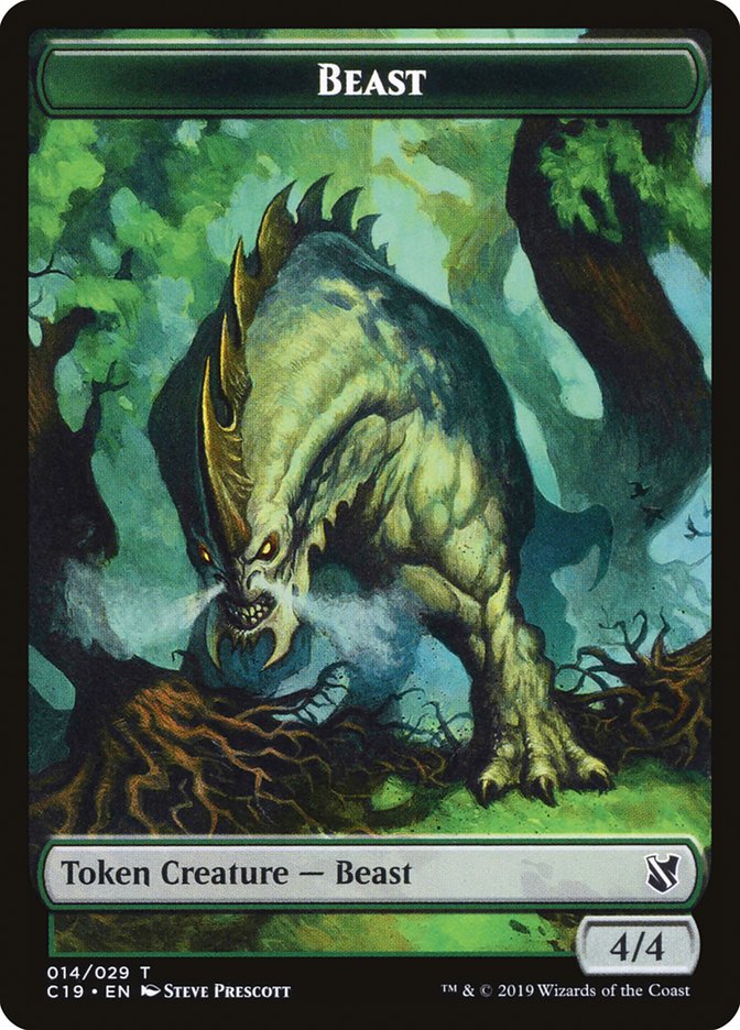 Beast (014/029) [Commander 2019 Tokens] | North Game Den