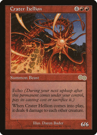 Crater Hellion [Urza's Saga] | North Game Den