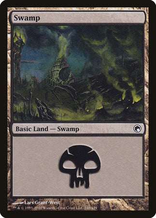Swamp (240) [Scars of Mirrodin] | North Game Den