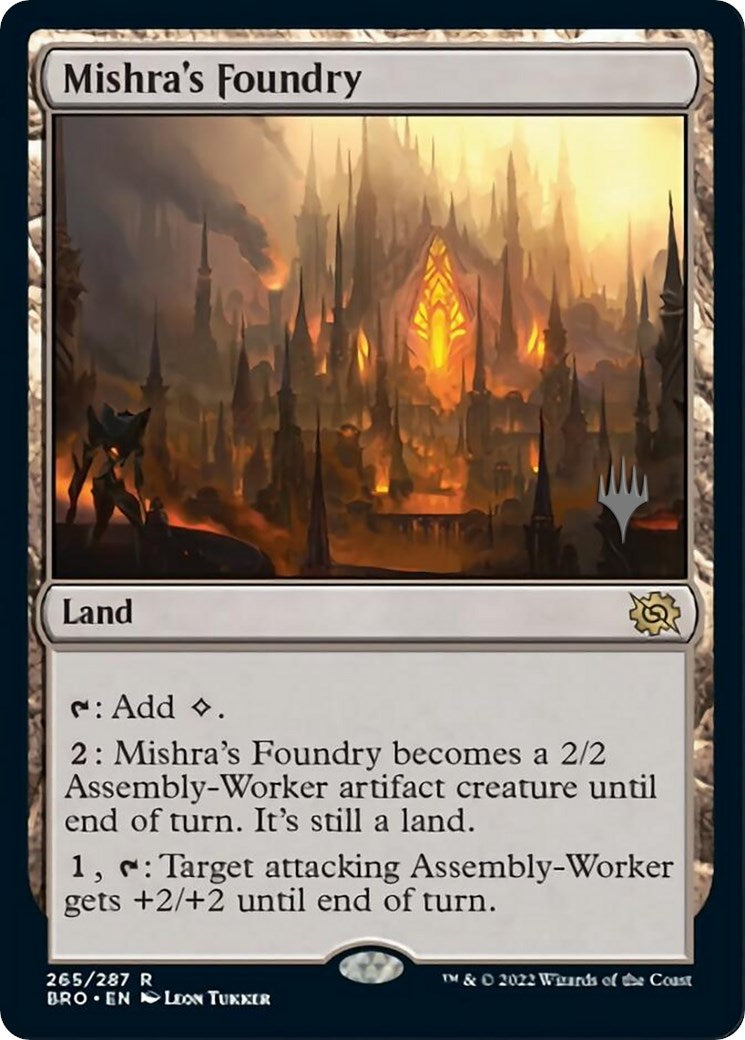 Mishra's Foundry (Promo Pack) [The Brothers' War Promos] | North Game Den