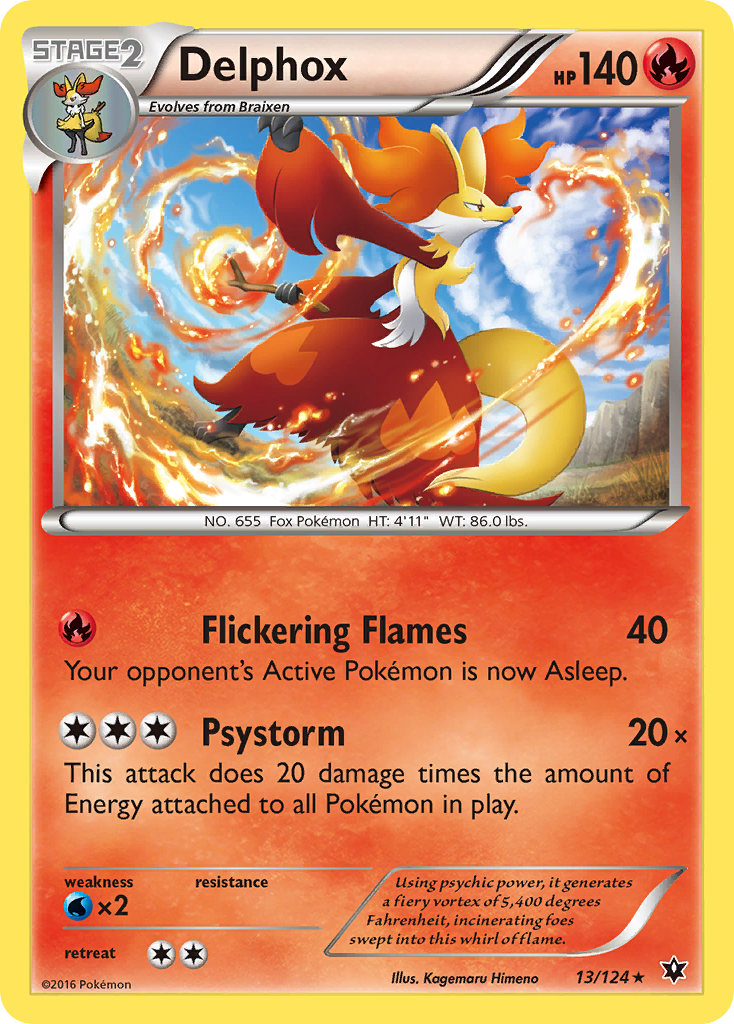 Delphox (13/124) [XY: Fates Collide] | North Game Den