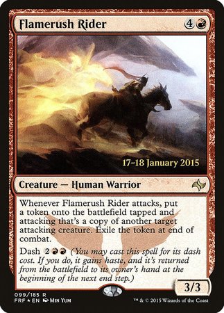 Flamerush Rider [Fate Reforged Promos] | North Game Den