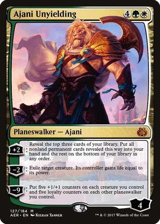 Ajani Unyielding [Aether Revolt] | North Game Den