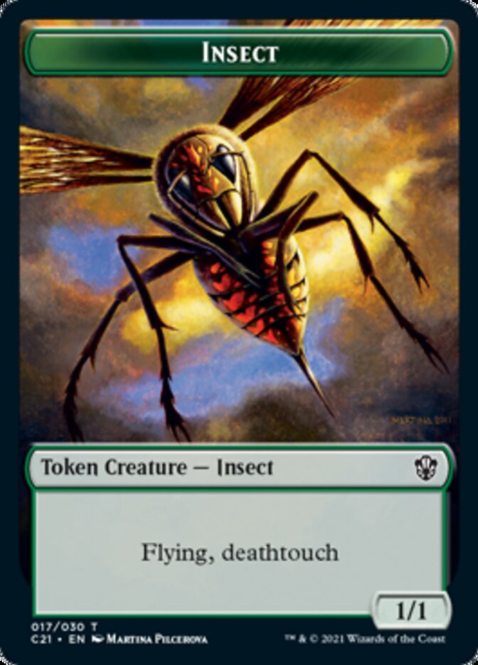 Beast (011) // Insect Token [Commander 2021 Tokens] | North Game Den