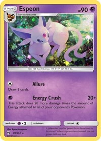 Espeon (89/214) (Cosmos Holo) (Blister Exclusive) [Sun & Moon: Lost Thunder] | North Game Den