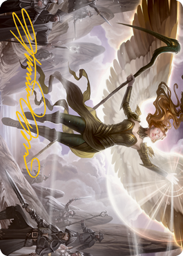 Sigarda's Splendor Art Card (Gold-Stamped Signature) [Innistrad: Midnight Hunt Art Series] | North Game Den