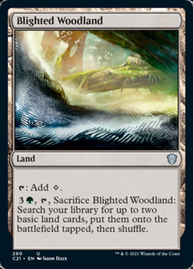 Blighted Woodland [Commander 2021] | North Game Den