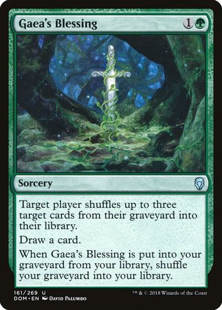 Gaea's Blessing [Dominaria] | North Game Den
