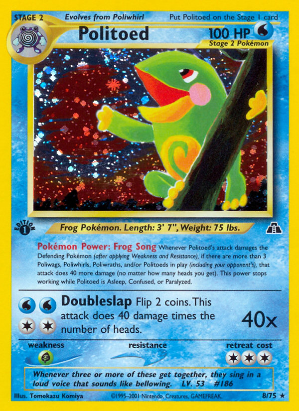 Politoed (8/75) [Neo Discovery 1st Edition] | North Game Den