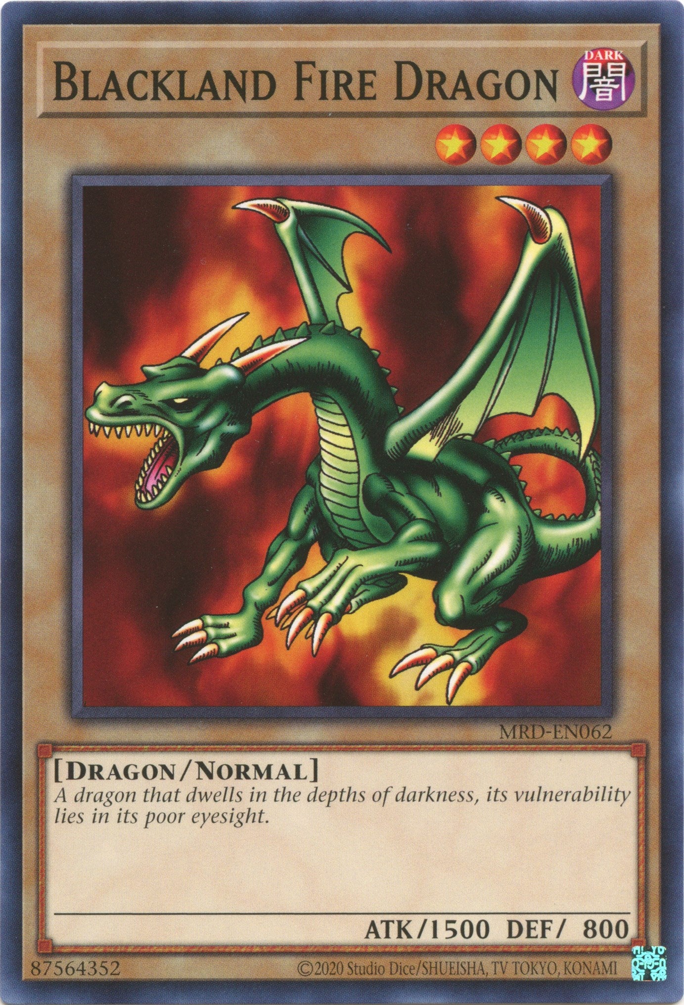 Blackland Fire Dragon (25th Anniversary) [MRD-EN062] Common | North Game Den